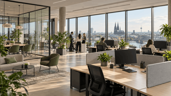 Was kostet ein Büro für 50 Mitarbeiter in Köln?